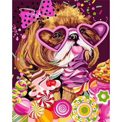 Crafting Spark Painting By Numbers Kit Celebration Sweet Eater