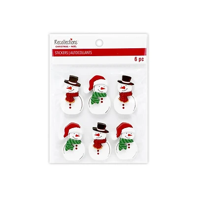 Snowman Dimensional Stickers by Recollections™