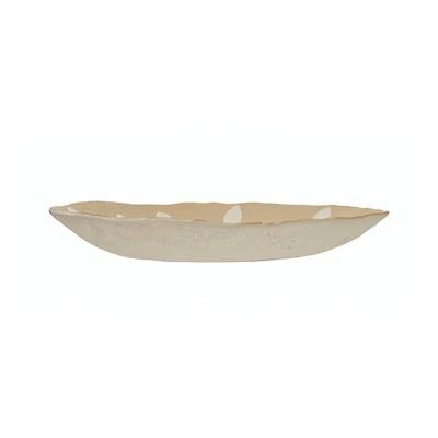 Hello Honey® 15" Decorative Organic Design Stoneware Platter