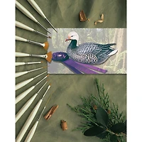 Silver Brush Limited Ultra Mini® White handles detail Brushes, Set of 4