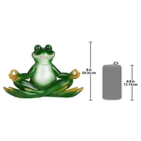Design Toscano 12" Strike a Pose Zen Yoga Frog Statues, 2ct.