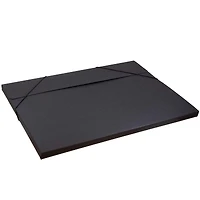JAM Paper Black Kraft Portfolio with Elastic Closure 14.5" x 19.5"