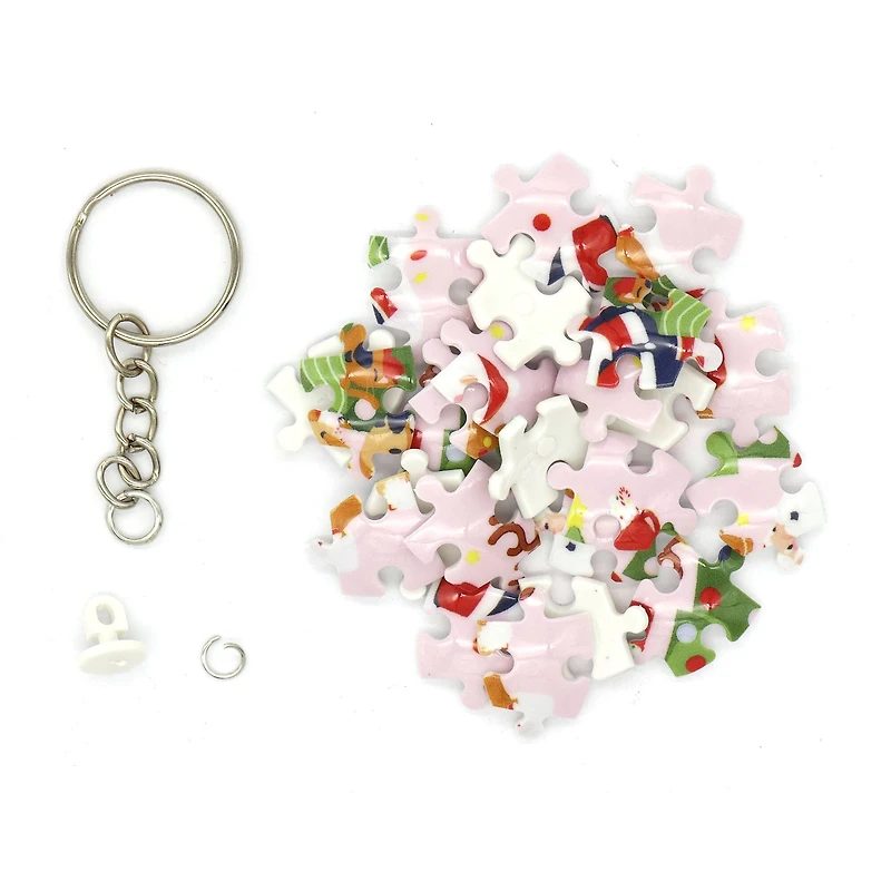 Santa 3D Puzzle Keychain by Creatology™