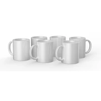 6 Packs: 6 ct. (36 total) Cricut® 12oz. White Ceramic Mug Blanks