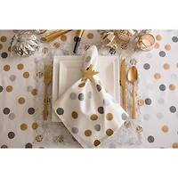DII® 84" Metallic Confetti Tablecloth