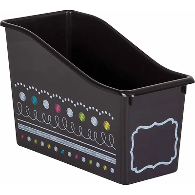 Teacher Created Resources Chalkboard Plastic Book Bin, 3ct.