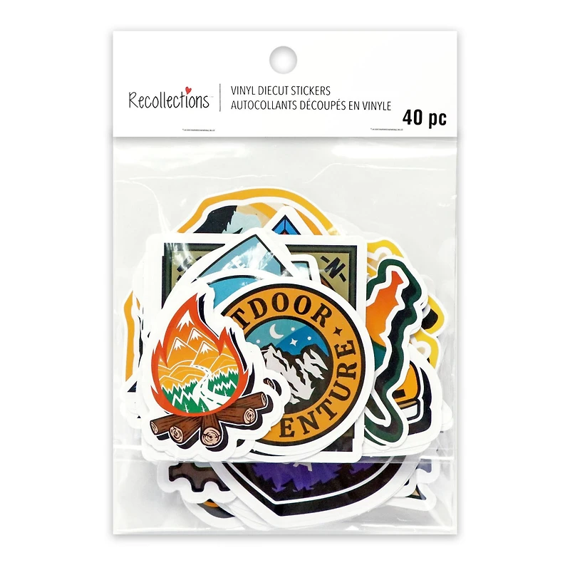 Vinyl Diecut Adventure Sticker Set by Recollections™