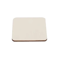 4" x 4" Square Wood Plaque by Make Market®