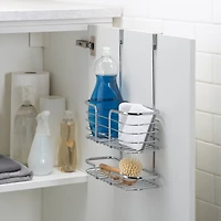 Kitchen Details Chrome 2-Tier Over the Cabinet Organizer