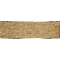 2.5" x 80ft. Faux Linen Shimmer Wired Jumbo Ribbon by Celebrate It®