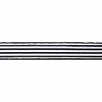 1.5" x 30ft. Stripe Faux Linen Wired Ribbon by Celebrate It™ Décor