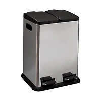 Organize It All Dual Compartment Recycling Bin