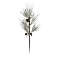 Brown & Gray Long Needle Pinecone Christmas Spray