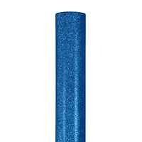 JAM Paper Blue Glitter Gift Wrap