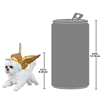 Design Toscano Honor the Pooch Maltese Angel Ornament