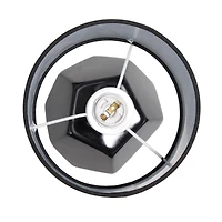 Simple Designs Round Prism Mini Table Lamp