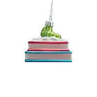 3" Bookwork Glass Ornament by Ashland®