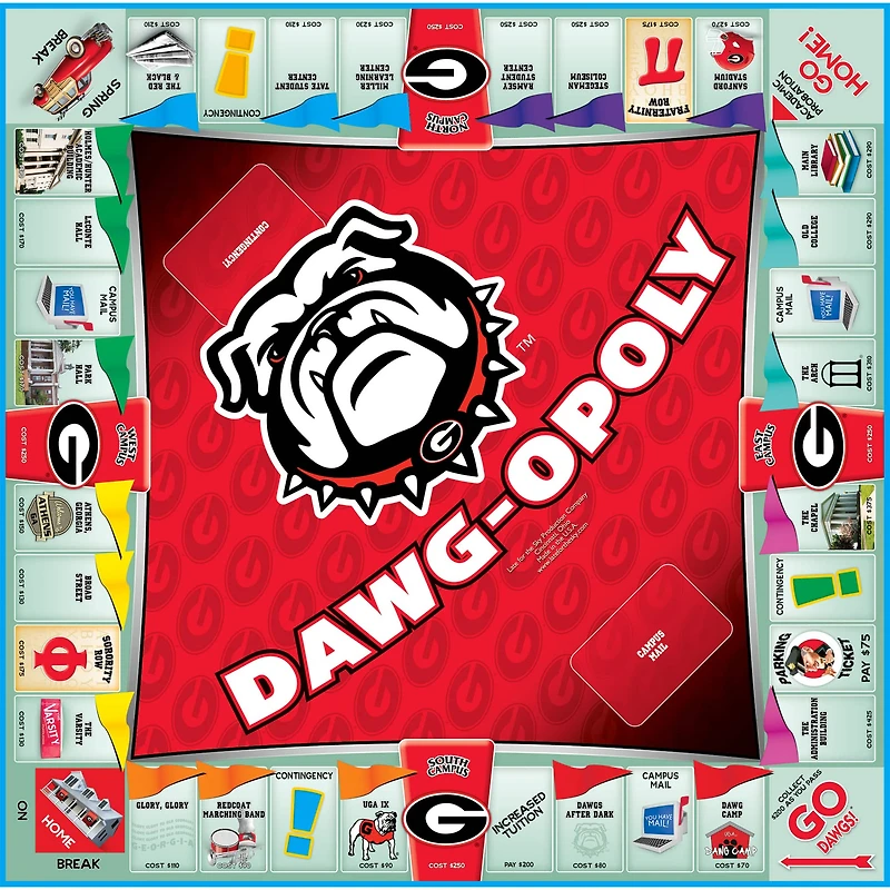 Late For The Sky Dawgopoly Game