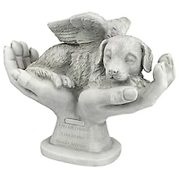 Design Toscano 15.5" In God's Hands Dog Memorial Statue