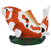 Design Toscano Kohaku Asian Koi Piped Spitter Statue