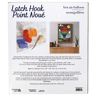 Leisure Arts®  Hot Air Balloon Latch Hook Kit