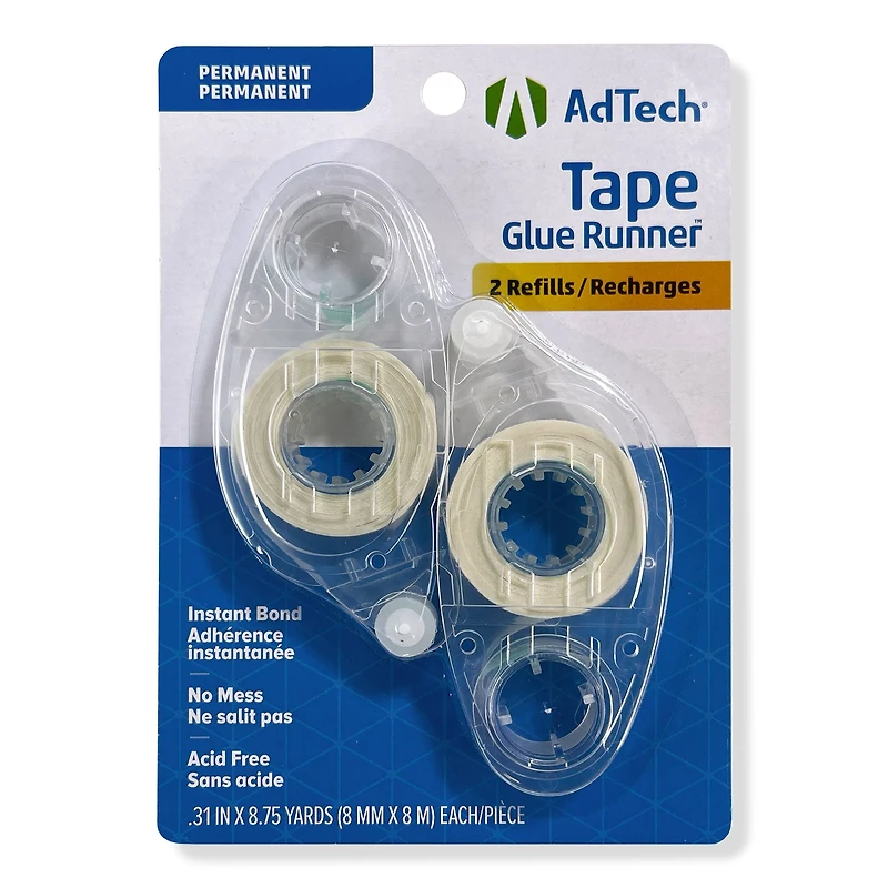 12 Packs: 2 ct. (24 total) AdTech® Tape Glue Runner™ Refills