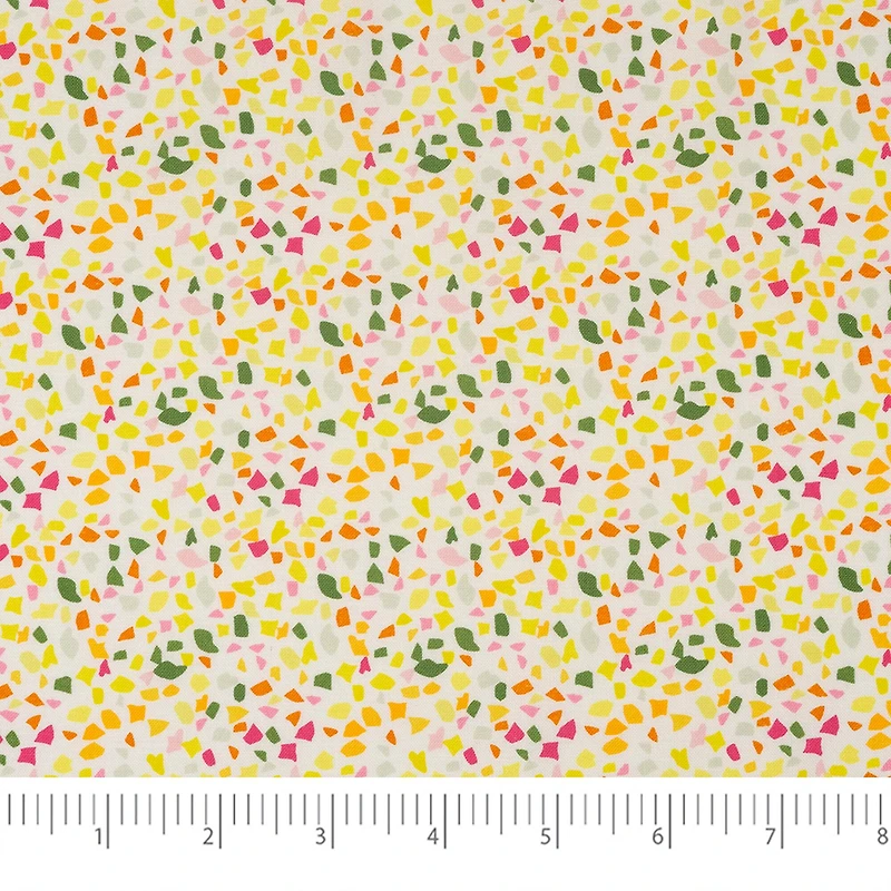SINGER Yellowparty Confetti Cotton Fabric