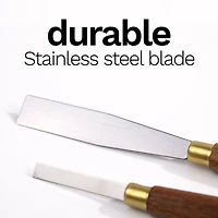 DAS® Steel with Wood Handle Spatula Clay Modeling Tool Set