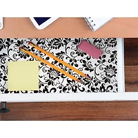 Fablon Black & White Damask Adhesive Film, 2ct.