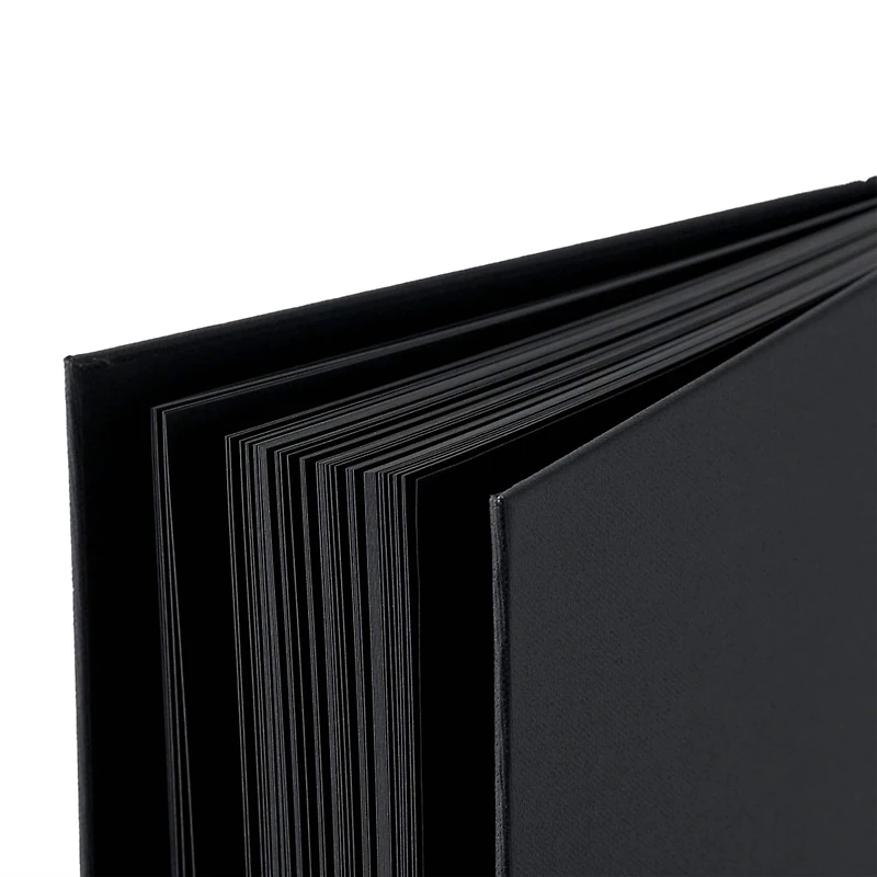Black Page Premium Hardcover Sketchbook, 8.5" x 11" by Artist's Loft™