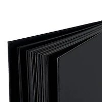 Black Page Premium Hardcover Sketchbook, 8.5" x 11" by Artist's Loft™