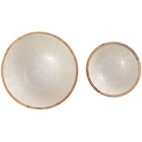 Mango Wood Handmade Nesting Decorative Bowl Set