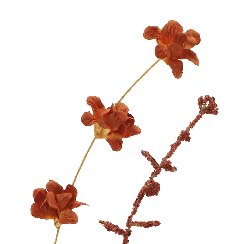 32" Orange Wild Flower Stem by Ashland®