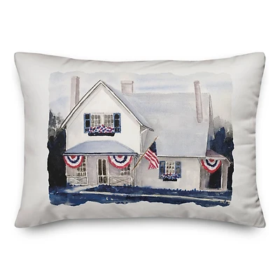 All American Home Throw Pillow