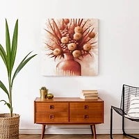 Terracotta Bouquet Canvas Wall Art