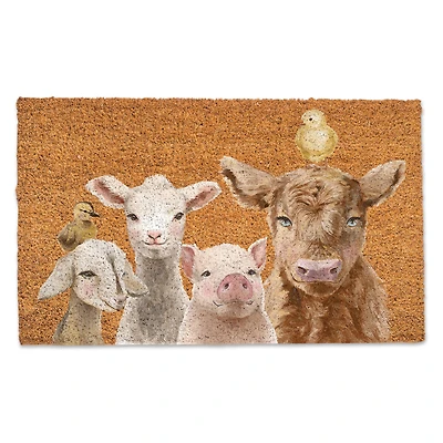 Baby Farm Animals Doormat
