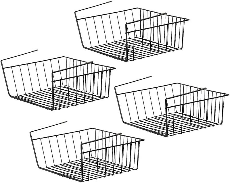 NEX™ Black Under Shelf Wire Baskets, 4ct.