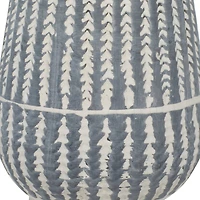 White Stoneware Farmhouse Vase