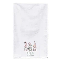 Designs Direct Joy Christmas Gnomes Tea Towels Set