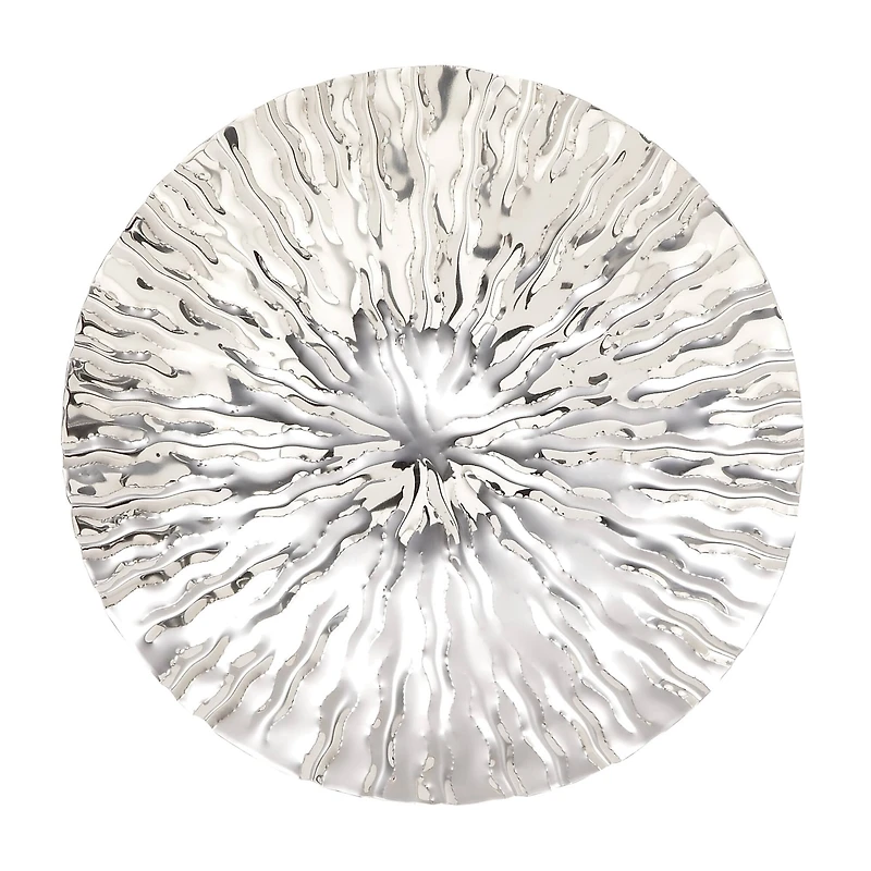 Silver Stainless Steel Glam Wall Décor Accent Set