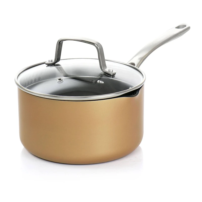 Martha Stewart Copper 12 Piece Hard Anodized Nonstick Aluminum Cookware Set