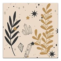Leaf Crystals 7 24" x 24" Canvas Wall Art