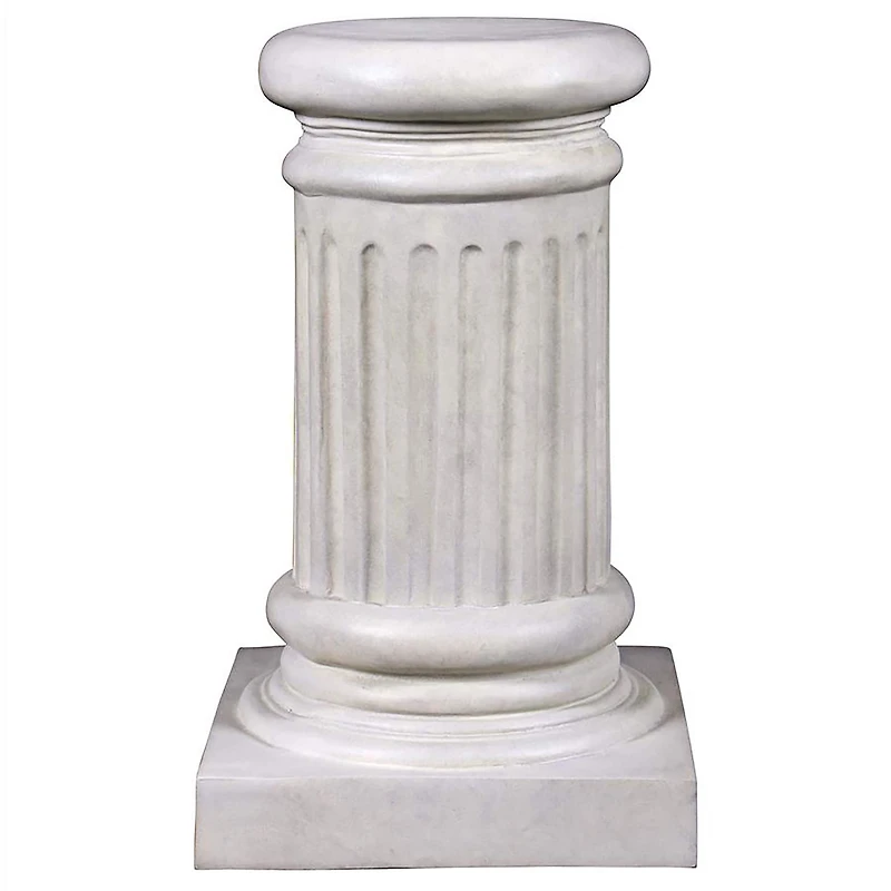 Design Toscano® 20" Small Classical Greek Fluted Garden Statuary Pedestal