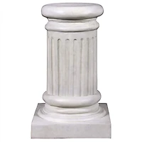 Design Toscano® 20" Small Classical Greek Fluted Garden Statuary Pedestal