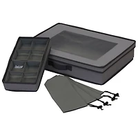 Household Essentials 19" Gray Tabletop Storage Box
