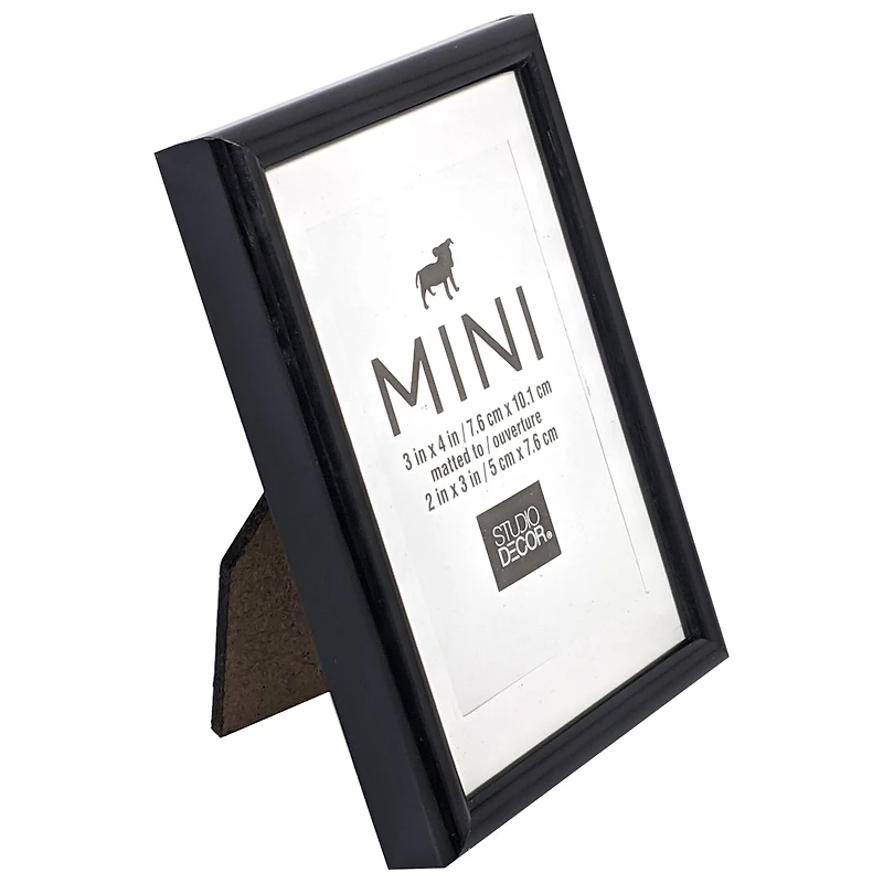 Black Mini Frame with Mat by Studio Décor®