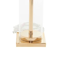 CosmoLiving by Cosmopolitan 25" Gold Metal Transitional Table Lamp
