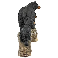 Design Toscano 16" Controlling the Cubs Mother Black Bear Statue