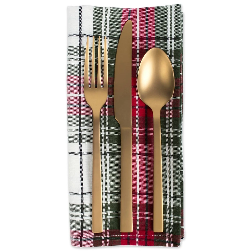 DII® Christmas Plaid Napkins, 6ct.