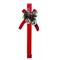 15" Red & Silver Bell Wreath Hanger by Ashland®